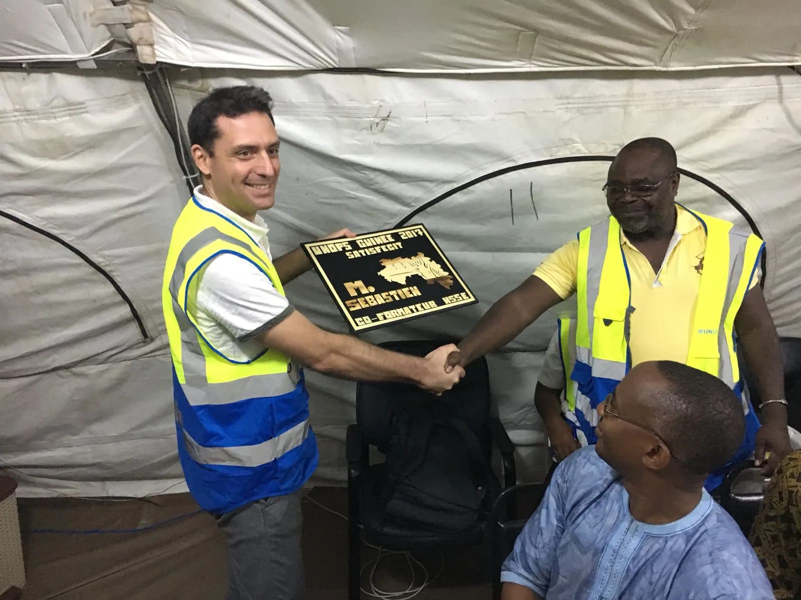 Sebastien Frionnet in field mission context